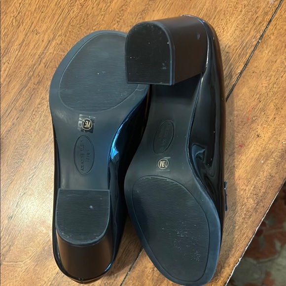 Women's New Anne Klein iflex  Shiny Black Heeled size 7.5 Loafer - Picture 9 of 16